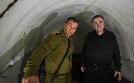 Глава минобороны Израиля проверил уничтожение туннеля, ведущего в Нахаль-Оз | Фото: © Фото: @Israel_katz\Х