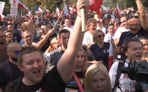Массовые протесты в Германии и Польше из-за коронавируса