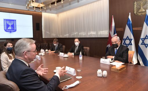 Нетаниягу встретился с главой секретариата кабмина Британии | Фото: Коби Гидеон.