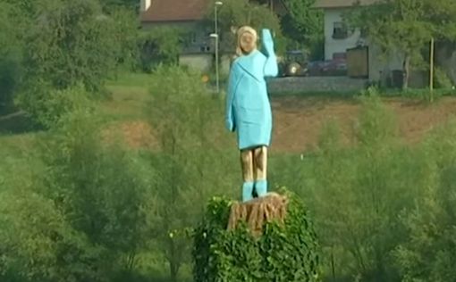 В Словении представлена "деревянная" Мелания Трамп