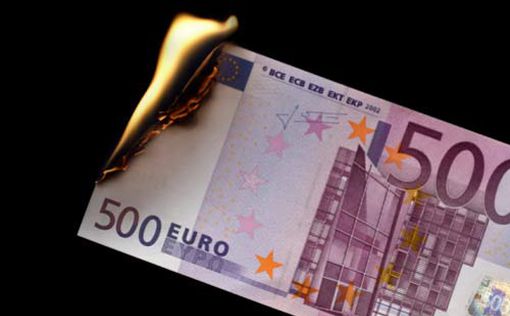 Евро упал ниже первоначальной стоимости
