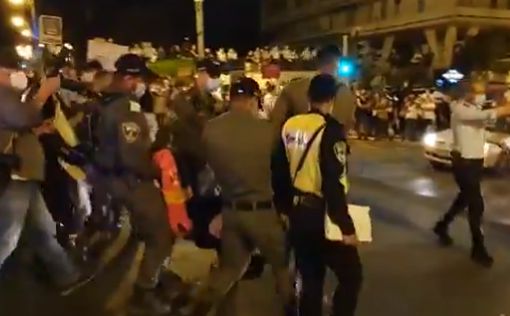 Ралли против Нетаниягу: 12 арестов, 2 полицейских ранены