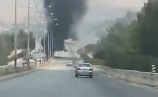 На трассе Бейрут-Дамаск нанесен удар по автомобилю