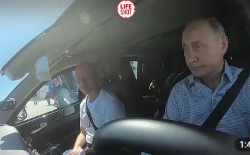 Путин пристегнулся, и проехал по участку трассы Таврида