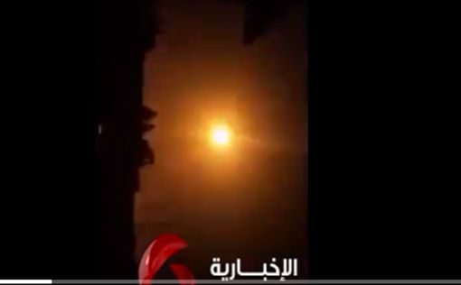 Удар с воздуха по Сирии засняли на видео