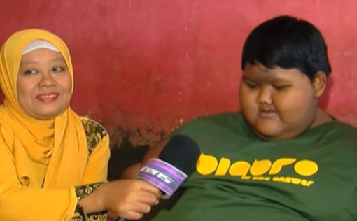 Самый толстый ребенок в мире сел на диету, чтобы выжить