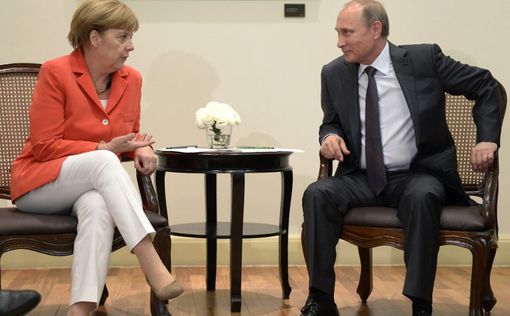 Путин обсудил вопрос Украины с Меркель