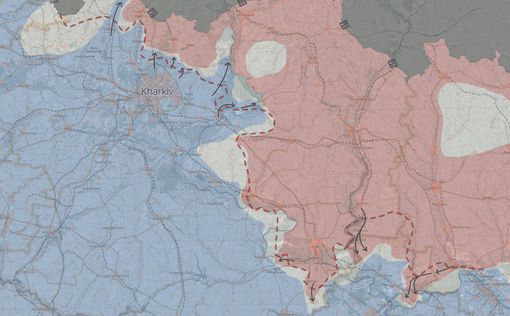 Карта обстановки на Востоке Украины за 5 мая
