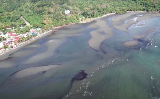 Экологическая катастрофа: на Филиппинах ликвидируют последствия разлива мазута