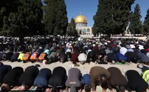 Видео: молитва 15 тысяч человек на Храмовой горе