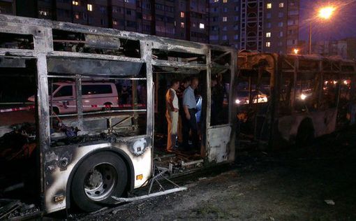 В одном из районов Киева взорвался пассажирский автобус