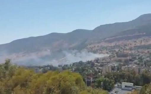 Пожар в Кирьят-Шмона: эвакуированы жители 10 домов