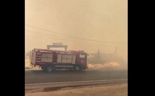 Сильнейший пожар в Бинт-Джбейль после израильского удара