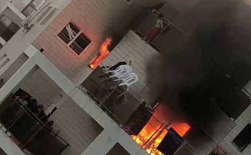Пожар в Беэр-Шеве: погибла 2-летняя девочка