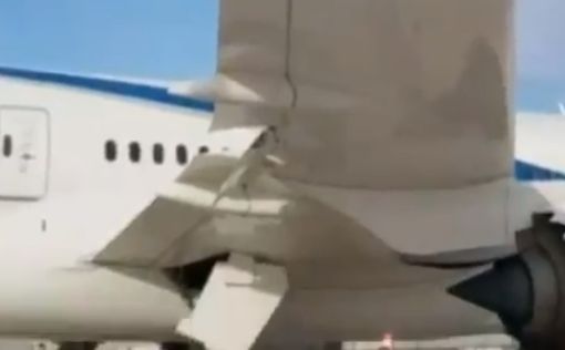 Самолет "Эль-Аль" врезался в столб в Лас-Вегасе