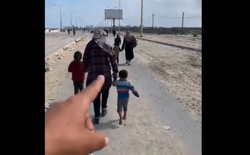 Видео: палестинцы возвращаются на север Газы