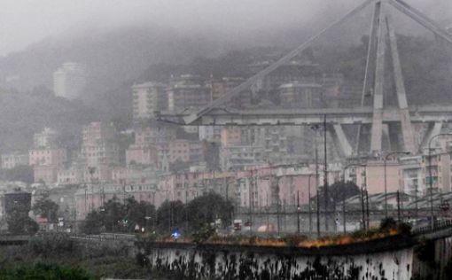 Безумное видео: обрушение моста в Генуе