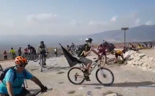 В Кейсарии оштрафовали колонну протестующих велосипедистов