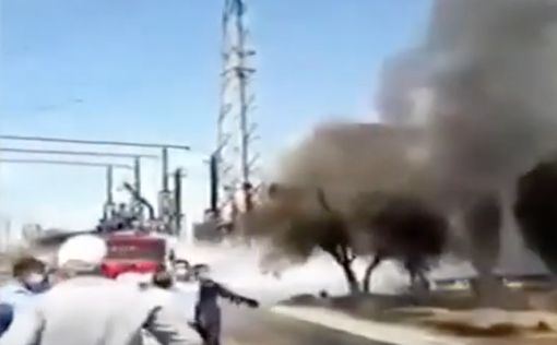 Пожар и взрывы на газовом заводе в Иране