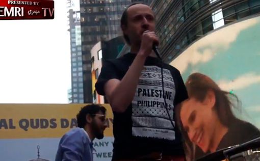 Палестинцы на Таймс-Сквер призывают к уничтожению Израиля