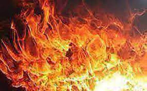 В Кирьят-Гат вспыхнул масштабный пожар в промзоне