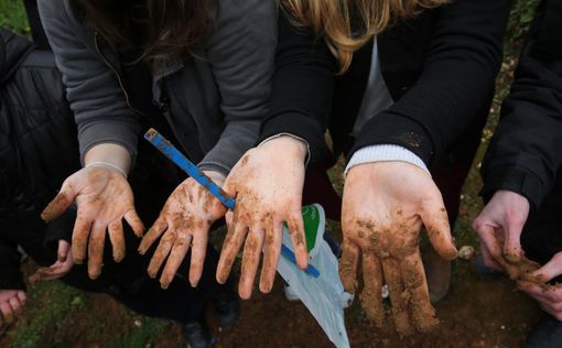 200 детей посадили деревья в Иерусалиме