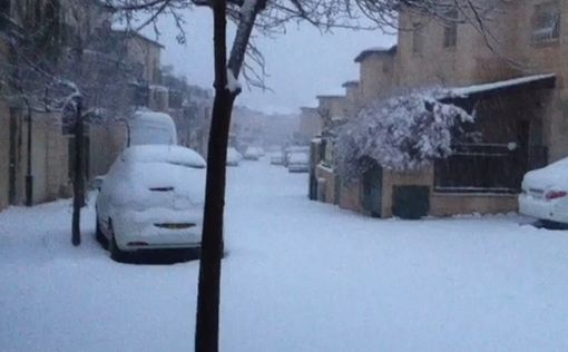 В Иерусалиме - 30 см снега, на Хермоне - 2,45 метра