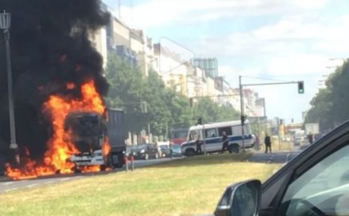 Взрыв грузовика в центре Берлина