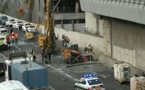 Провал на шоссе в Тель-Авиве: "Азриэли" оплатит ремонт