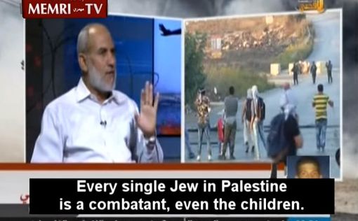 "Все евреи в Палестине – солдаты, даже дети"