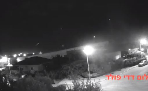 Ракетный обстрел Израиля попал на видео