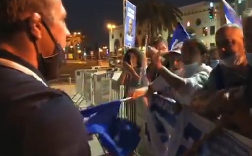 "Предатель, не еврей!" Протесты не обошлись без стычек