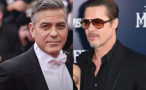 Брэд Питт и Джордж Клуни снимают ночные сцены триллера "Волки" в Нью-Йорке
