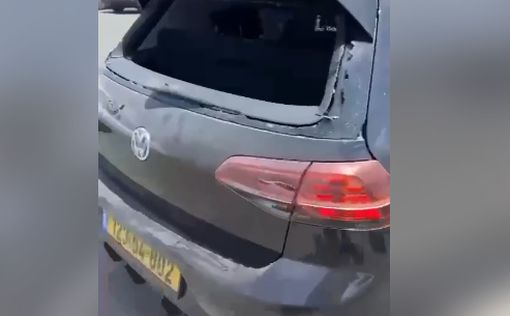 Видео: поврежденный из-за БПЛА автомобиль на севере Израиля