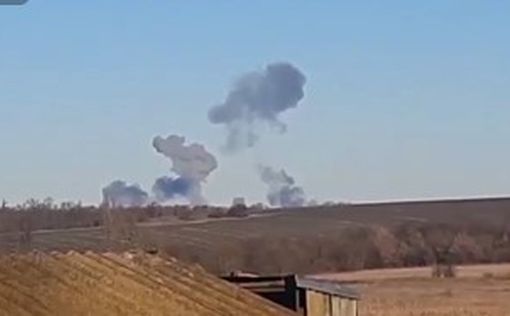 Ракетный удар по аэродрому Канатово: видео