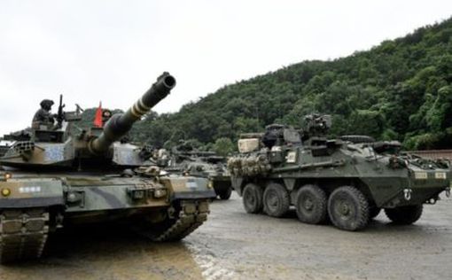 Южная Корея и США проводят совместные военные учения на границе с КНДР