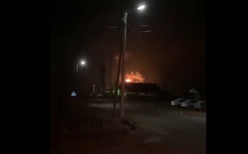 После атаки беспилотника горит аэропорт Курска