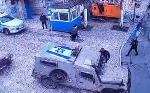 Стычка между израильскими солдатами и палестинской полицией в Бейт-Лехем