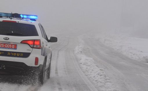 Из-за снега: шоссе №1 и № 443 могут перекрыть