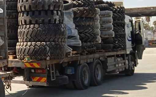 Фото: грузовики с товарами въехали в Газу
