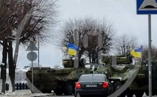 В Твери испугались колонны БТРов с украинскими флагами