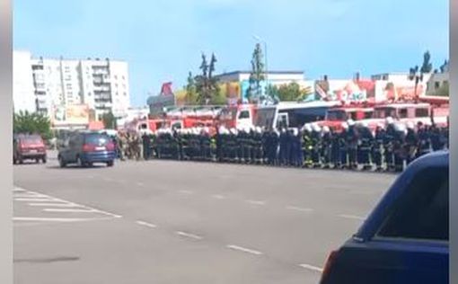 В Энергодаре протестовали против похищения командира пожарной части Трояна