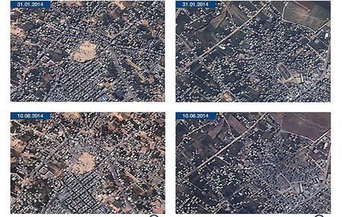 Турция показала со спутника разрушения в секторе Газа
