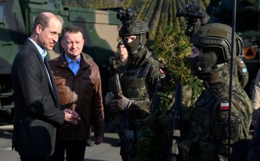 Принц Уильям тайно посетил военную базу вблизи украинской границы