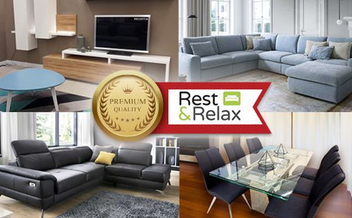Коллекция диванов c экспозиции Rest&Relax со скидкой до 60%!