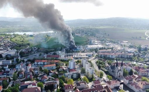 В Словении на химзаводе произошел взрыв и пожар: подробности