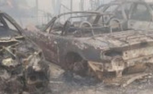 13 канал: Пожар почти полностью уничтожил Мево-Модиим