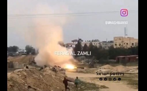 Видео: неудачный запуск ракеты из Газы - рядом с играющими детьми