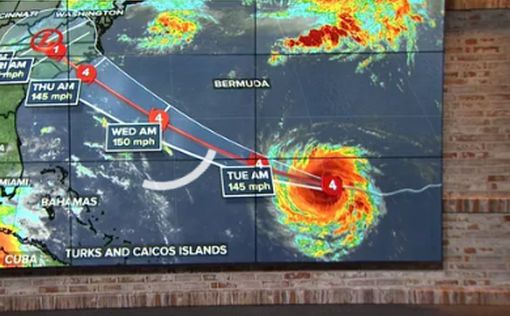 Ураган Florence несется на восточное побережье США