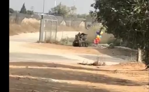 Видео: связка шаров из Газы в Эшколе